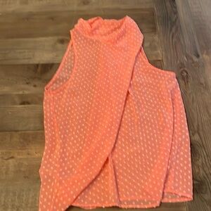 Aqua sleeveless blouse